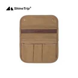 Shanqu Camping en plein air Kemite chaise accoudoir sac suspendu côté sac de rangement multifonctionnel sac de rangement Portable