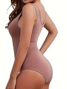 Vorm je figuur met dames bodysuit vol lichaam shapewear buikregeling korset slanke taille reductie 240415