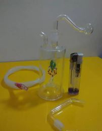 Círculo de forma de círculo de agua de agua Bongas de vidrio accesorios de vidrio Tubos para fumar coloridos Mini múltiples costales tuberías de la mano Mejores Glas de cuchara