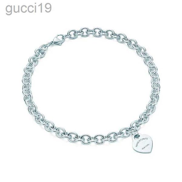 Collar de llave cruzada en forma de pulsera de plata esterlina joyería de mujer fiesta de moda simple Día de los Caídos boda F8QT F8QT H67W H67W VG VGEN