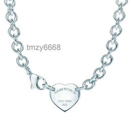 Collar con forma de corazón y llave cruzada, pulsera de plata de ley 925, joyería para mujer, fiesta de moda, Día de los Caídos Simple, boda 3V12