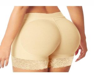 Shaper sexy boyshort slipjes vrouw nep kont ondergoed ondergoed push omhoog gevoerde slipje billen shaper butt lifter hip enhancer2599462