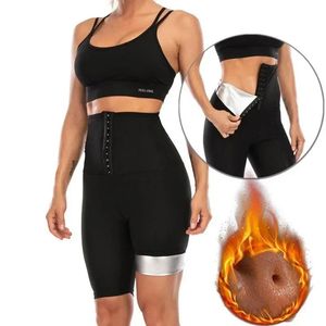 Shaper slanke shorts zweet sauna broek tailletrainer shapewear buik thermo slanke leggings gewichtsverlies fitness workout 240428