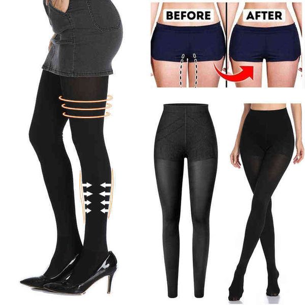 Shapewear Anti Cellulite Compression Leggings Taille Haute Jambe Shapers Femmes Ventre Minceur Gaine Corps Shaper Cuisse Mince Pantalon