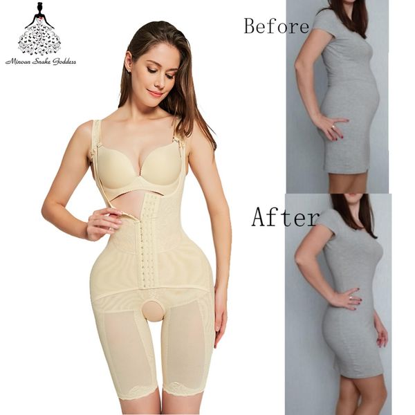 Shapewear body shaper Femmes bout à bout taille formateur Correctif Minceur sous-vêtements body Gaine Ventre faja ceinture ceintures