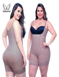 Shapewear Control Control Trainer Body Body Shaper Full Tummy Lace Slimming Underwear Korsett For Women Butt Costumes 2201154361052