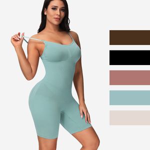 Fajas para mujer Control de barriga Body Shaper Cintura elástica Monos de una pieza que no dejan marcas