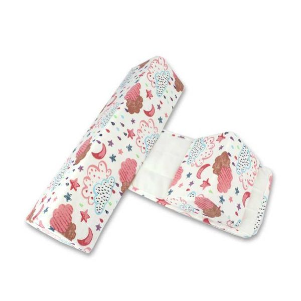 Almohada moldeadora para bebé recién nacido, almohada antivuelco para dormir lateral, almohada triangular de posicionamiento para bebé de 0 a 6 meses