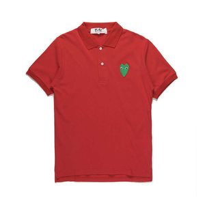 Partager pour être partenaire Play Mode Hommes T-shirts Designer Red Heart Shirt Casual Tshirt Coton Broderie À Manches Courtes D'été T-shirtZP3T
