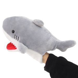 Requin, poupée en peluche crocodile, jeu parent-enfant, marionnette mignonne interactive