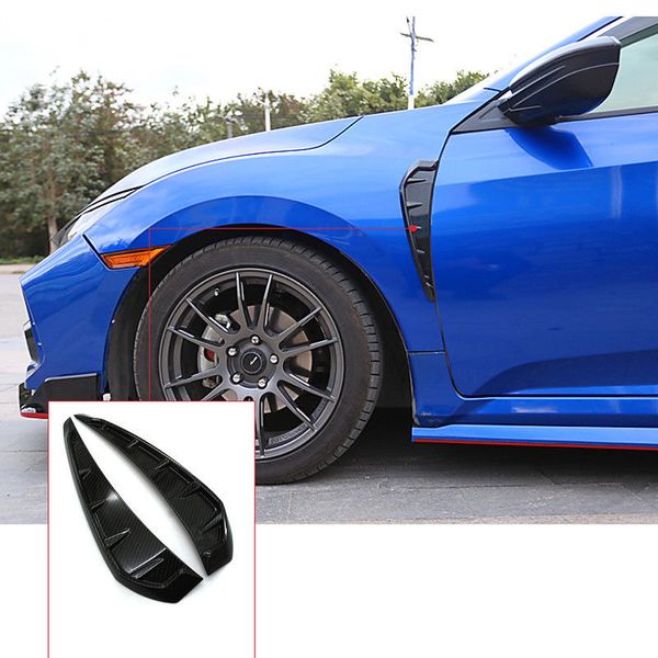 Shark Gills Air Flow Side Vent Rejilla exterior decorativa para Honda 2016-2018 Civic