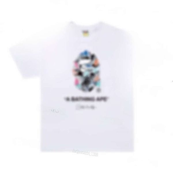 Shark Man Shirt Designer Brand Tshirts Designer Bapestar Tshirt Bride Cartoon Mock Nechirt Sweet Streetwear Streetwear 292