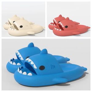 Shark Slide Slipper Sandal Hommes Femmes Tie Dye Blue Haze Rainbow Fashion Outdoor Nouveauté Slipper Beach Indoor Hotel spo baskets taille 36-45