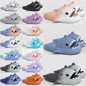 Shark Slides Sandalen Heren Dames Tie Dye Bule Haze Regenboog Mode Outdoor Nieuwigheid Slippers Strand Indoor Hotel Sport Sneakers 123 GAI