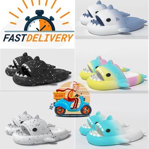 pantoufles de requin Designer Pool Pillow sandales couples pantoufles hommes femmes sandales chaussures plates d'été viutonly vittonly pantoufles de plage diapositives