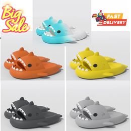 Shark Slippers Heren Slides Sandaal Designer Sandaal Strand Zomer Vrouwen Slipper Bodems Slippers Vrouwen Gestreept Strand Causale Slipper