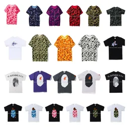 Shark Tshirts Summer Mens Designer Shirt Shorts T-shirts surdimensionnés pour hommes Designer Tshirt Hommes Vêtements Designer Bathing Ape T-shirts