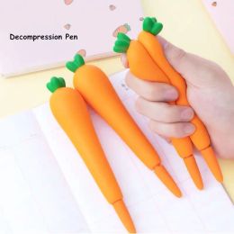 Sharkbang ontworpen Creative Carrot Strawberry Stationery Set 20 stks Pack Kids Birthday Gift Pencil Case Gel Pen School Leveranciers