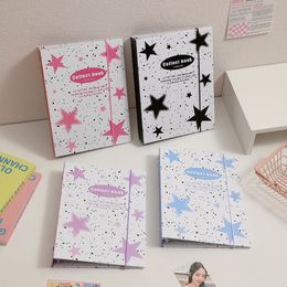 Sharkbang Star Series A5 Binder Ring Hard Cover Collect Book Kpop Photo Album Reffills Bandage Postcards Organisateur d'autocollant