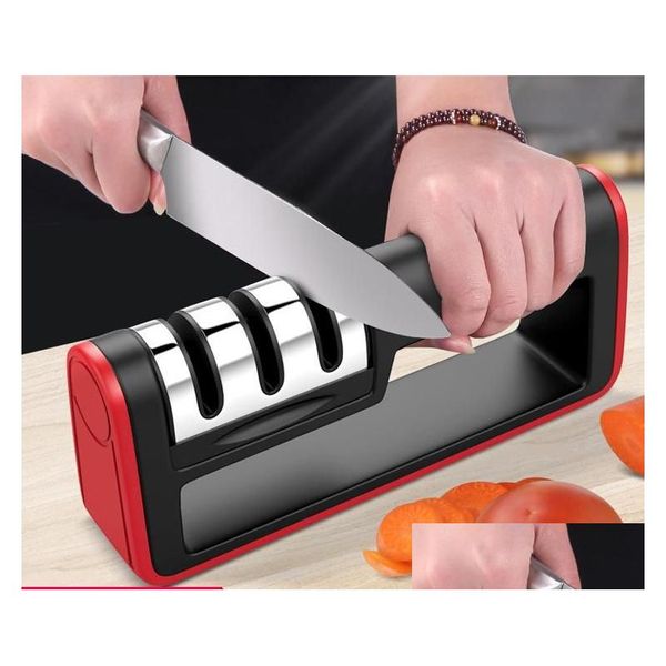 Aiguiseurs Couteaux Affûtage Hine Cuisine Professionnelle En Acier Inoxydable Sharp Aiguiseur Pour Un Couteau Aiguiser Outils Ware Accessoires Dr Dhv1N