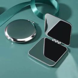 Miroir portable pliant ultra slim en acier inoxydable étanche miroir de camping incassable pour un usage personnel, voyageant