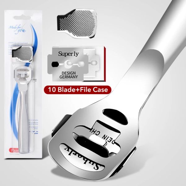 Shavers 1PCS Tainless Steel Pedicure Foot Dead Dead Skin Remover Cutter Cutter Shaver Triming Pédicure Callus Blade Body Care Tools Tools Accessoires