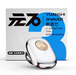 Shavers 2023 Nouveau mini-étanche à épreuvance portable électrique zao rasoir USB rechargeable humide sèche et rasage de barbe de visage indolore pour voyages à domicile