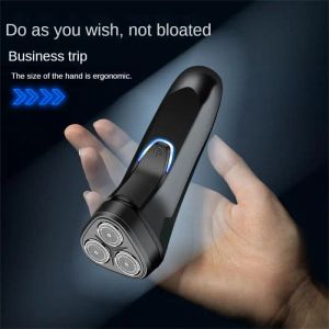 Shavers 3D Beard Trimmer Electric Mens Shaver Multi Scene Laad BASS ROOW Reductie Lange uithoudingsvermogen Snelheid Awesome Electric Shaver