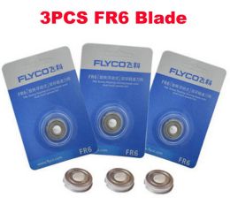 SHAVERS 3pcs FR6 Flyco Shaver Electric Shaver Orginal Superior Reemplazo de la cuchilla de reemplazo para FS871 330 711 FS812 FS820 FS801 Piezas de repuesto de rasurla