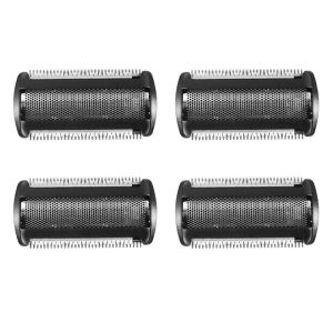 Shavers 4pcs Shaver Head Remplacement Trimmer pour Philips Bodygroom BG 2024 2040 S11 YSS2 YSS3 Série