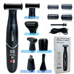 Shavers 6 en 1 femelle épilatrice électrique femme face corps face multitifonctionnelle homme intime zone de précision face rasoir