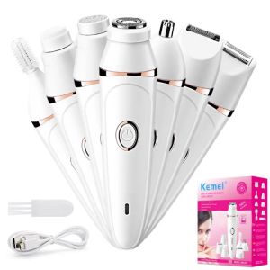 Shavers 7in1 Femmes de toilettage kit de toilettage Épilateur facial rechargeable pour femmes rasoir corps facial épilateur d'épilateur