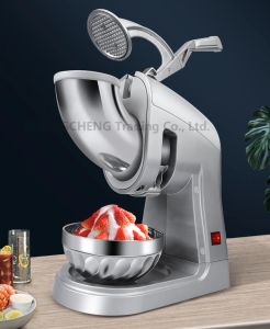 Shavers 80 kg/h de trituradora de hielo comercial de hielo eléctrico Shaved Ice Macher Tienda de té de leche Pequeño fabricante de hielo