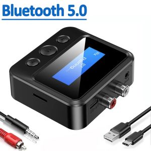 Shavers Bluetooth 5.0 Zenderontvanger EDR Wireless Adapter USB Dongle 3.5mm Aux RCA voor tv -pc -hoofdtelefoons Home Stereo auto HiFi Audio