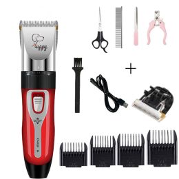 Shavers Dog Cat Clipper Hair Clippers verzorging Haircut Pet Shaver Full Set Pets Oplaadbare professionele snijder Shaver snijmachine