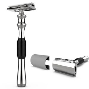 Shavers Sécurité à double bord rasoir rasage rasoir en aluminium glaçage anti-dissier pour les hommes raser les femmes épilation manuelle