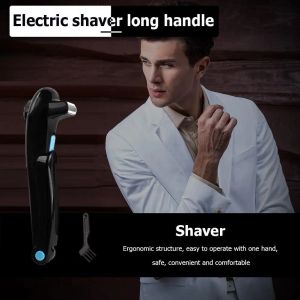 Shavers Electric Back Hair Corps Razor Razor Long Handle Epilator Hair Remover pour les hommes