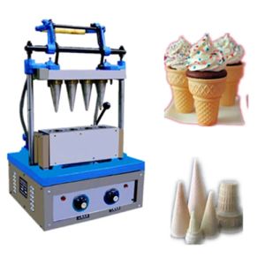 Shavers Electric Ice Cream Cono Making Machine Processing Machine Cono Machine Forming Machine CFR por Sea Four A Pizza