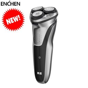 Shavers Enchen Blackstone Plus Electric Shaver IPX7 Implaz de agua Dry Hume Dual Uso Tirmer de barba Hine de afeitar recargable para hombres
