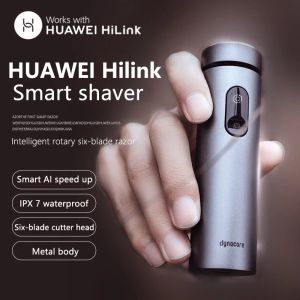 Shavers Huawei Hilink Heren Shaver Hair Beard Professional Portable Mini Led Display Mens Electric Shavers Shaving Machine for Man Body