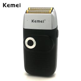 Shavers Kemei 2 en 1 en papier d'aluminium électrique rechargeable Chauteur portable sans fil les hommes de rasoir de rasoir