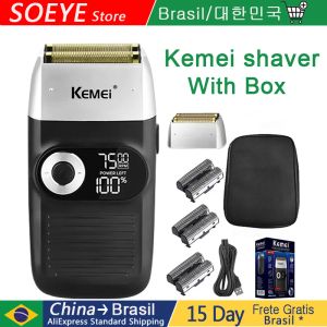 Shavers Kemei Shaver Electric Shaver for Men Electric Razor for Men's Electric Shaver Portable Beard Trimm Body Epilator Professional