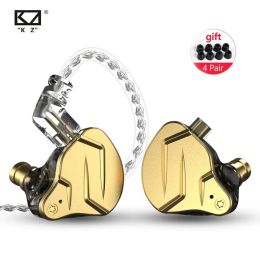 Shavers KZ ZSN Pro X Metal Aurphones 1BA+1DD Tecnología híbrida Hifi en auriculares Monitor de oído auriculares Básicos