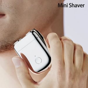 Shavers Mini Shaver for Men Electric Shaver Barba Trimmer Shaving Machine Razor eléctrico RAZA CLADE PORATBLE RECARGABLE