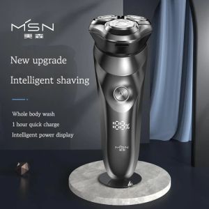Shavers MSN Electric Shaver 2023 New Razor's Holiday Gift Gift Electric Trimm Electric Shaver for Men Full Body Wash Beard Shaver