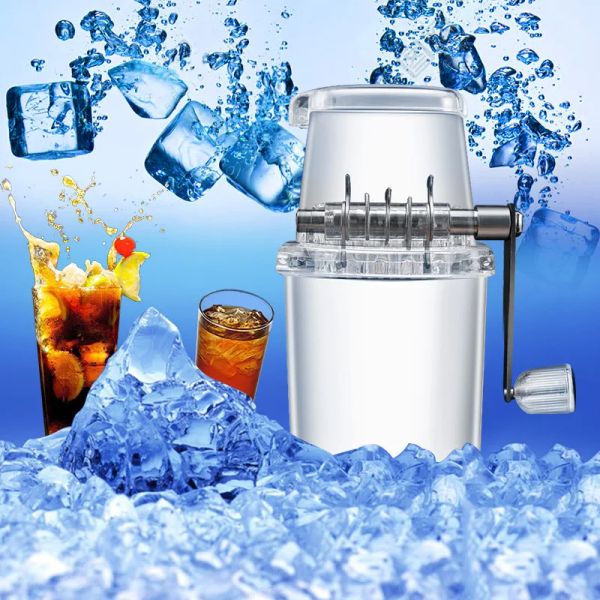 Shavers Multifonctionnel Manual Ice Crusher Mini Chopper de rasoir à glace 1.25L manuel de neige Smoothie Smoothie Maker Bloc Ice Breaking Ice Machine