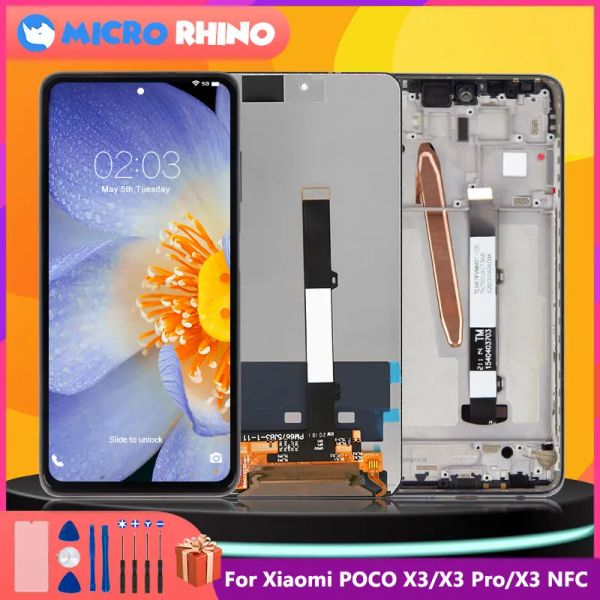 Pantalla original de Shavers para Xiaomi POCO X3 NFC X3PRO LCD MZB07Z0IN MZB07Z1IN MZB07Z3IN MZB9965 IN