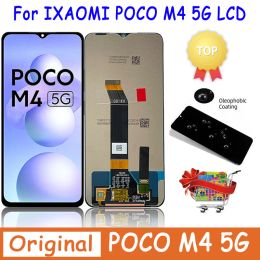 Shavers Original pour Xiaomi POCO M4 5G LCD Affichage tactile Écran de numéros de numéros de rechange