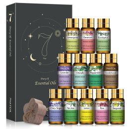 Rasoirs Phatoil 12 pièces coffret cadeau huiles essentielles naturelles pures ensemble lavande citron thé arbre essences huile aromatique pour diffuseur humidificateur