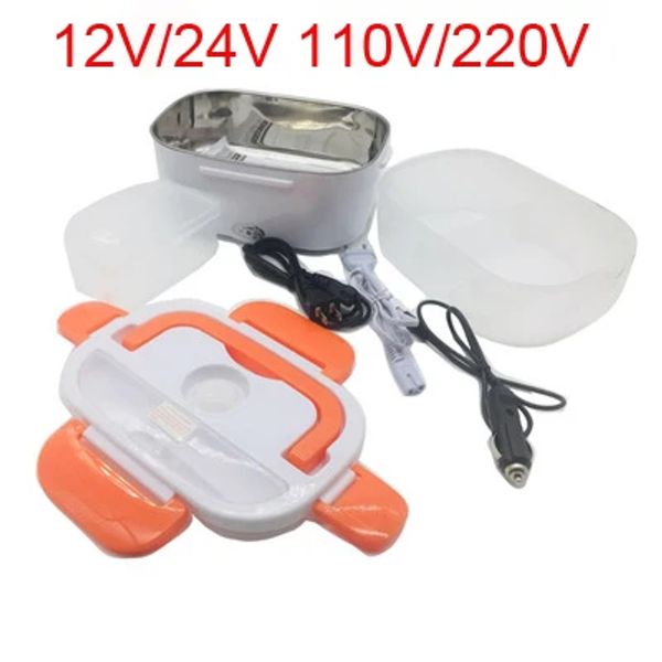 SHAVERS Portable Lunch Box Car Truckhome US Enchip/Eu Plug 12V/24V 110V/220V ESCUELA BENTO COLANTE CONTENADOR DE ALIMENTO